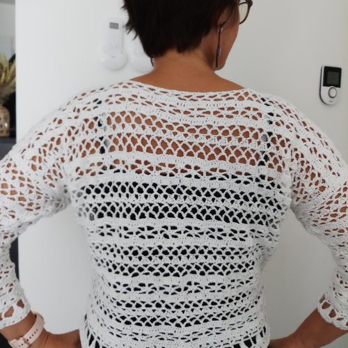 Mon p’tit pull en coton – Le crochet d Elsa