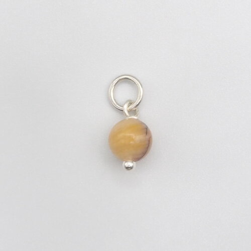 Pendentif aki agate crazy lace argent massif