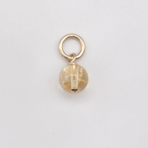 Pendentif solea citrine or 14 carats (gold filled)