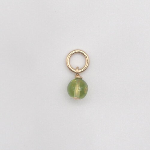 Pampille cosmin péridot or 14 carats (gold filled)