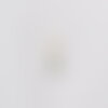Pendentif erel prehnite jaune or 14 carats (gold filled)