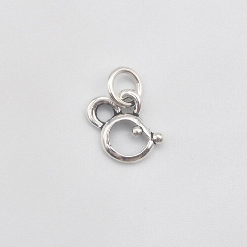 Pendentif micka souris inspiration mickey argent massif
