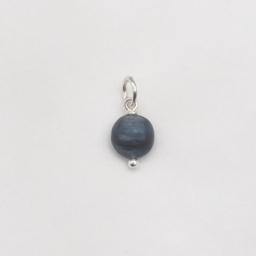Pendentif meric cyanite argent massif