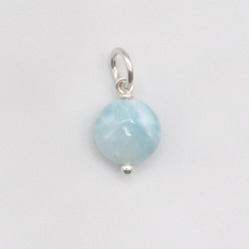 Pendentif nausicaa larimar argent massif