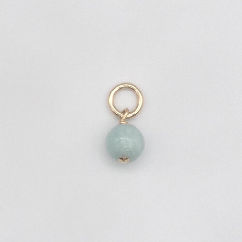 Pendentif callum amazonite or 14 carats (gold filled)