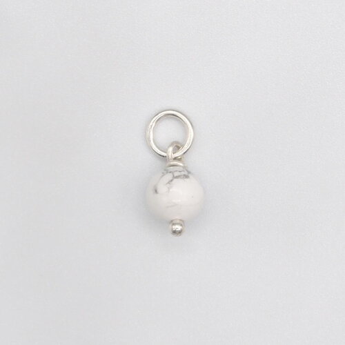 Pendentif olwen howlite argent massif