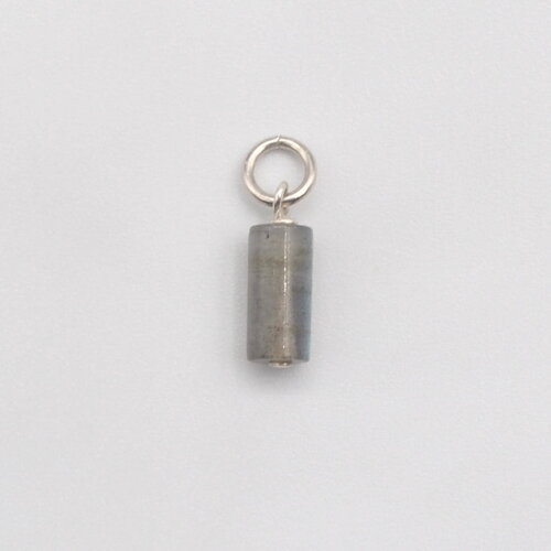 Pendentif orlo labradorite argent massif