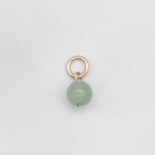 Pendentif daegan aventurine or 14 carats (gold filled)