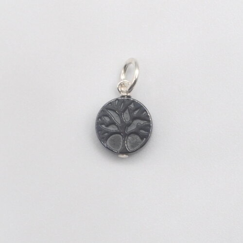 Pendentif milo arbre de vie hématite argent massif