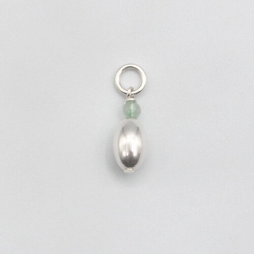 Pendentif ikaros perle avec aventurine argent massif