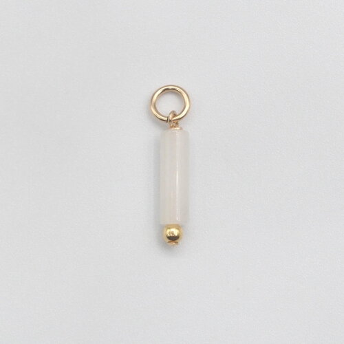 Pendentif hua jade néphrite or 14 carats (gold filled)
