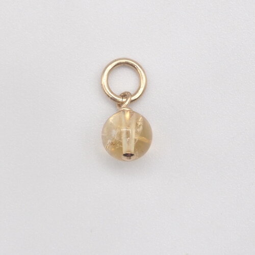 Pendentif solea citrine or 14 carats (gold filled)