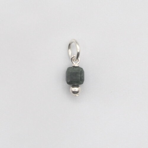 Pendentif adonis jade néphrite argent massif