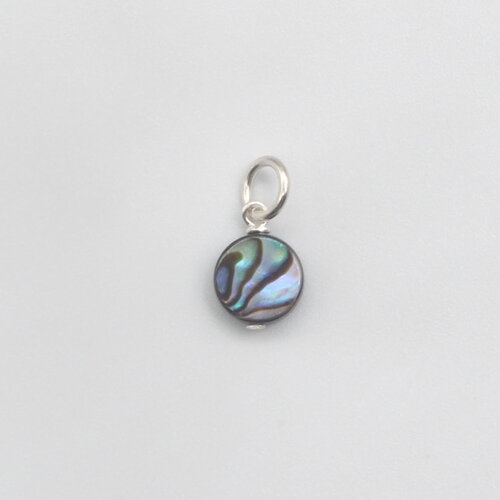 Pendentif pelayo nacre abalone argent massif