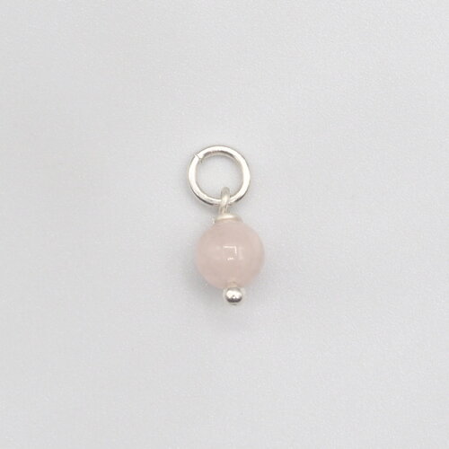 Pendentif mina morganite argent massif