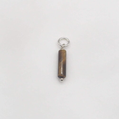 Pendentif viggo oeil de tigre argent massif