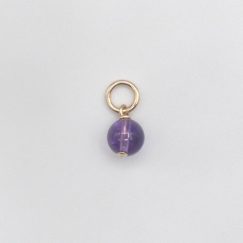 Pendentif ginevra améthyste or 14 carats (gold filled)