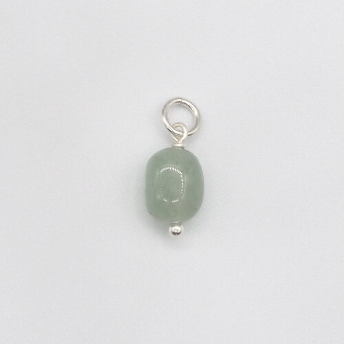 Pendentif ambroise aventurine argent massif
