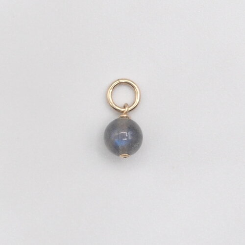 Pendentif elliott labradorite or 14 carats (gold filled)
