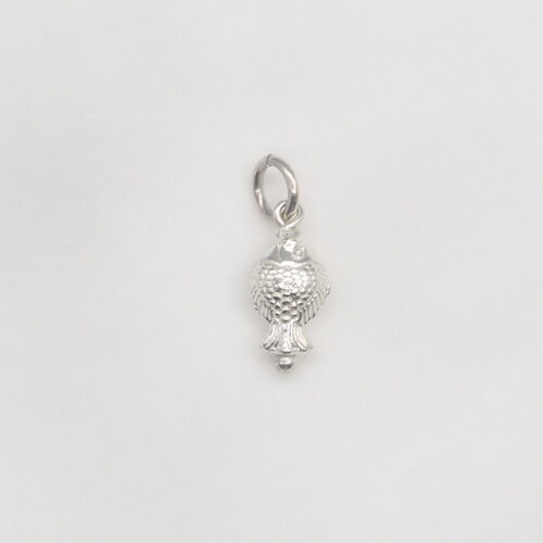 Pendentif marius poisson argent massif