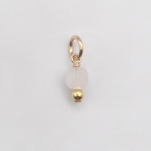 Pendentif tian jade néphrite or 14 carats (gold filled)
