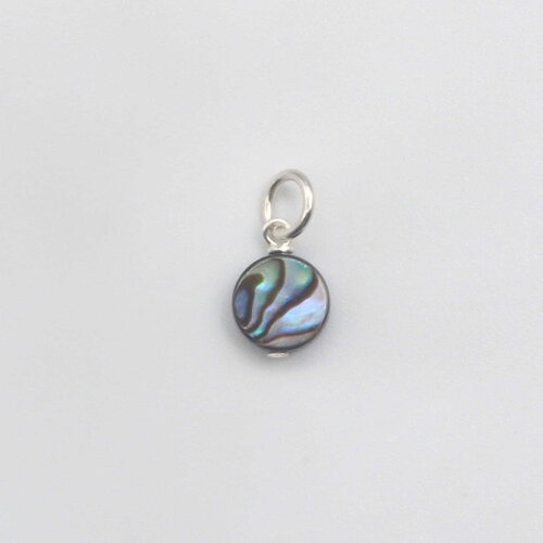 Pendentif pelayo nacre abalone argent massif