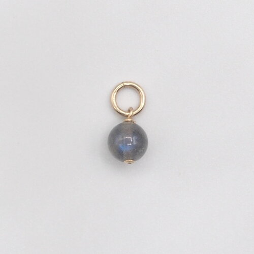 Pendentif elliott labradorite or 14 carats (gold filled)
