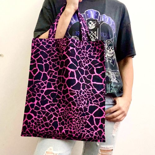 Tote bag, wax africain, pagne, sac cabas, sac ethnique plage, imprimé animal, sac été, accessoire été, sac écologique, sac noir
