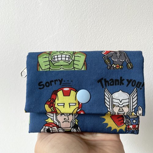 Porte-feuille garçon super hero en bd//cadeau enfant