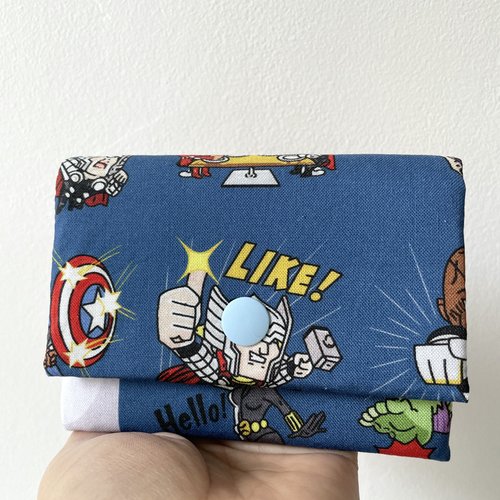 Porte-feuille garçon super hero en bd//cadeau enfant