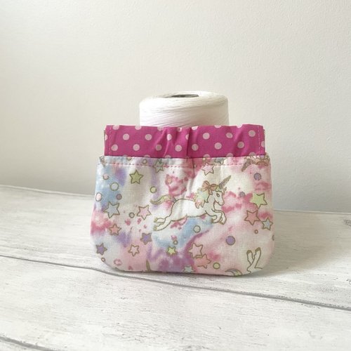 Porte-carte porte-monnaie licorne magique //tissu japonais//cadeau pour elle