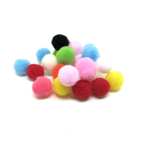 8 mm Multicolore Special Touches Lot de Mini Pompons à Paillettes 8 mm Tissu 