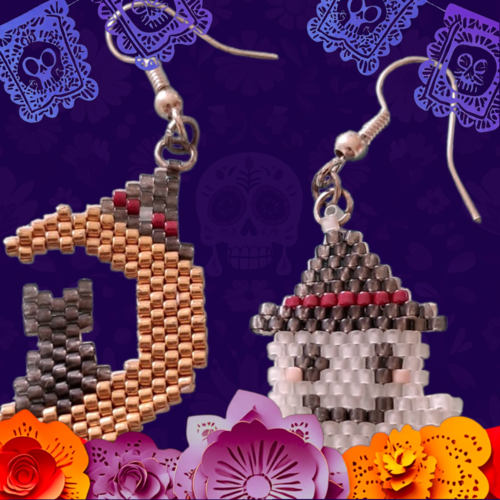 Boucles d'oreilles halloween
