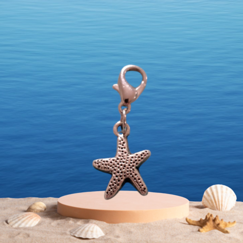 Pendentif, charm, étoile de mer