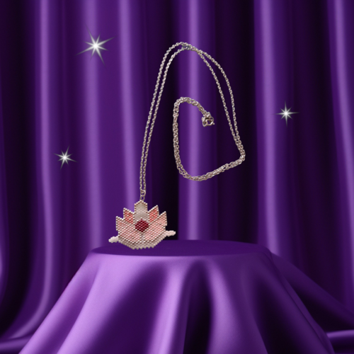 Collier, fleur de lotus