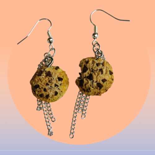 Boucles d'oreilles cookies