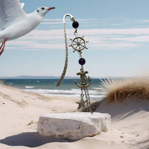 Marque pages, la mer