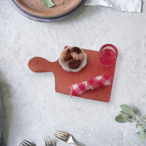 Magnet mini scène de cuisine sur bois peint, réalisés dans mon atelier