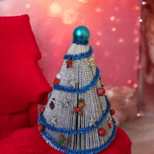 Sapin, livre, livre sapin, noël