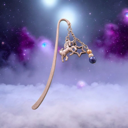Marque pages licorne et perles