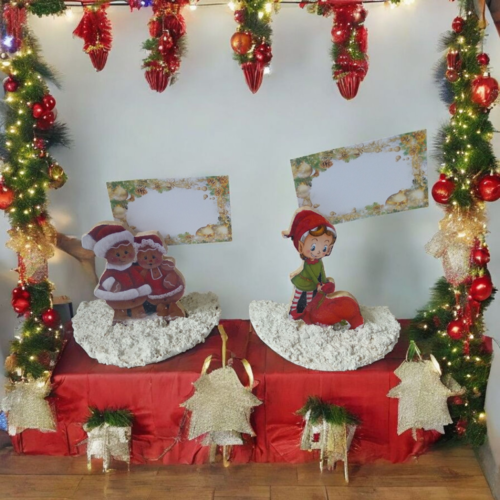 Lot de 12 marque-places de noël