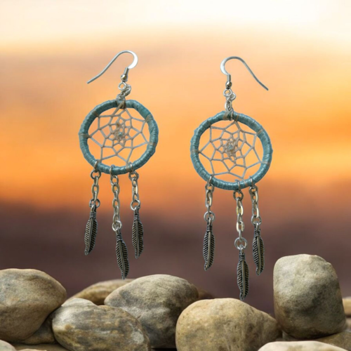 Boucles d'oreilles, attrape rêves