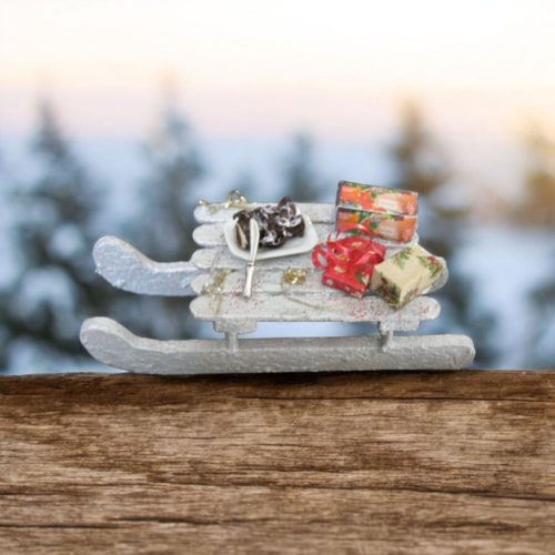 Petite luge de noël