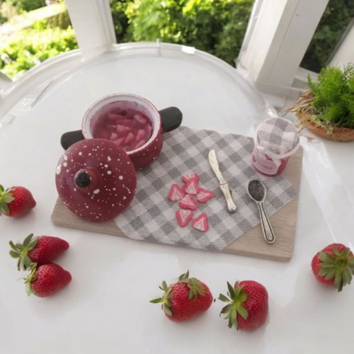 Magnet, préparation tarte aux fraises