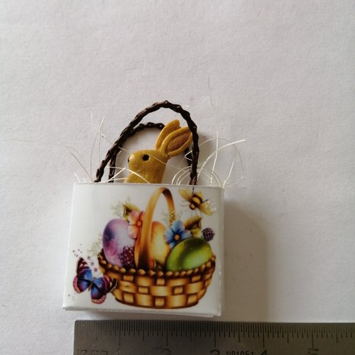 Sac miniature, maison de poupée, collection, pâques