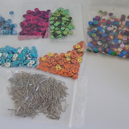 Lot sequins plus petits clous
