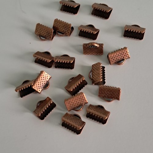 Lot de 20 fermoirs pour ruban