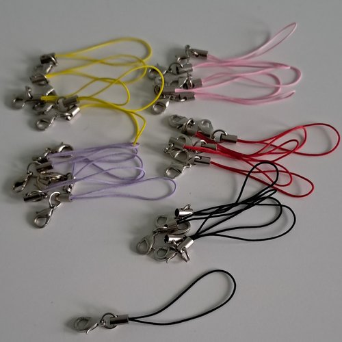 Lot 25 dragonne pour bijoux