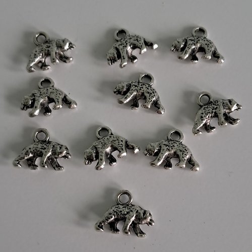 Lot de 10 breloques