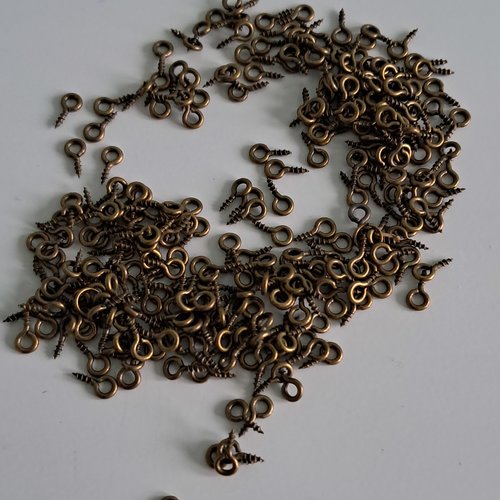 Lot de 100 pitons pour création bijoux